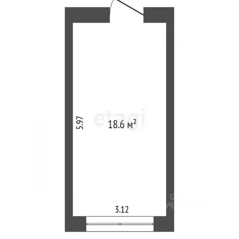 Комната Тюменская область, Тюмень Одесская ул., 18 (18.6 м) - Фото 2
