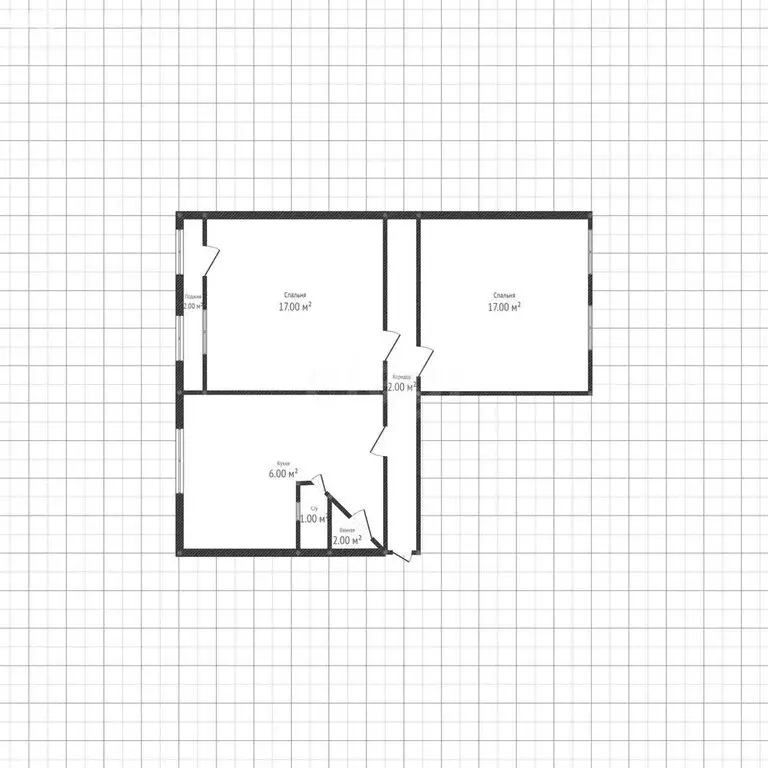 2-комнатная квартира: Майкоп, улица Димитрова, 11/1 (48.1 м) - Фото 1