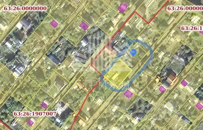 Участок в Самарская область, Красноярский район, Новосемейкино ... - Фото 1