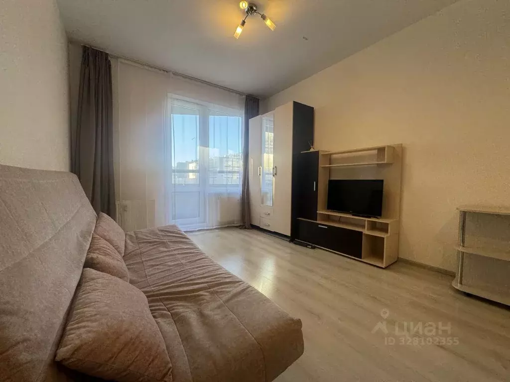 Студия Санкт-Петербург ул. Верхне-Каменская, 7к1 (24.6 м) - Фото 1