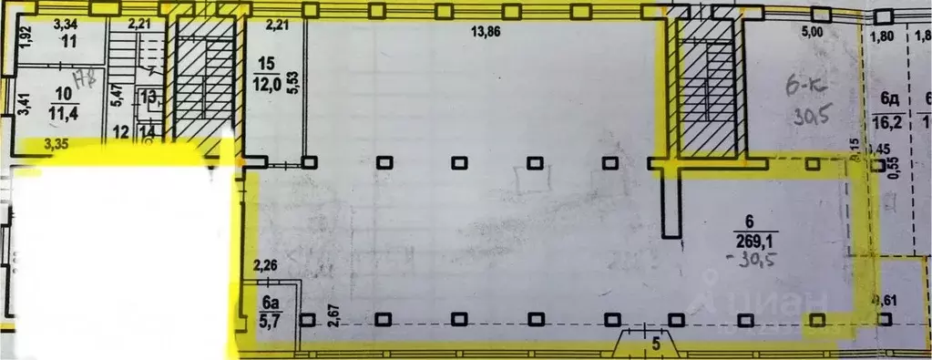 Торговая площадь в Волгоградская область, Волгоград просп. Канатчиков, ... - Фото 2
