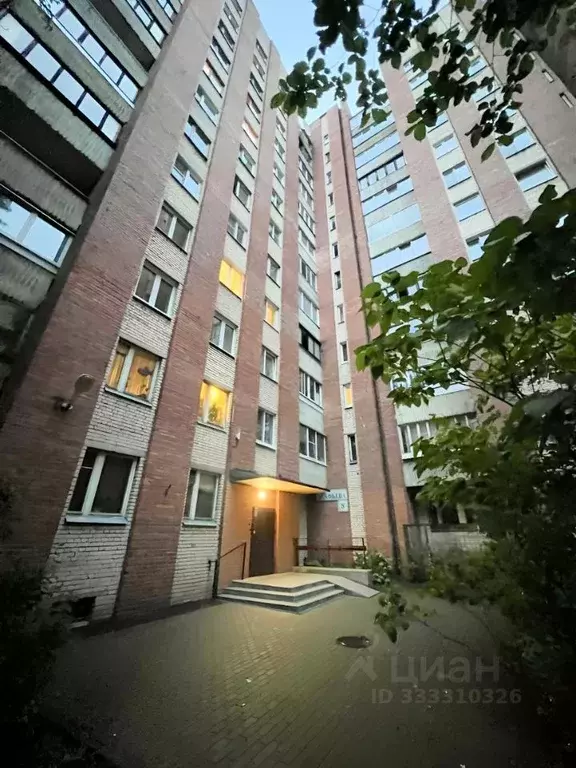 2-к кв. Санкт-Петербург ул. Асафьева, 8 (57.4 м) - Фото 2