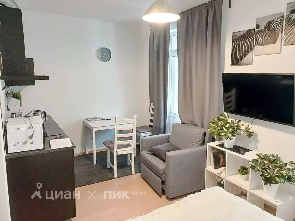 Студия Санкт-Петербург аллея Арцеуловская, 23к1 (28.0 м) - Фото 0