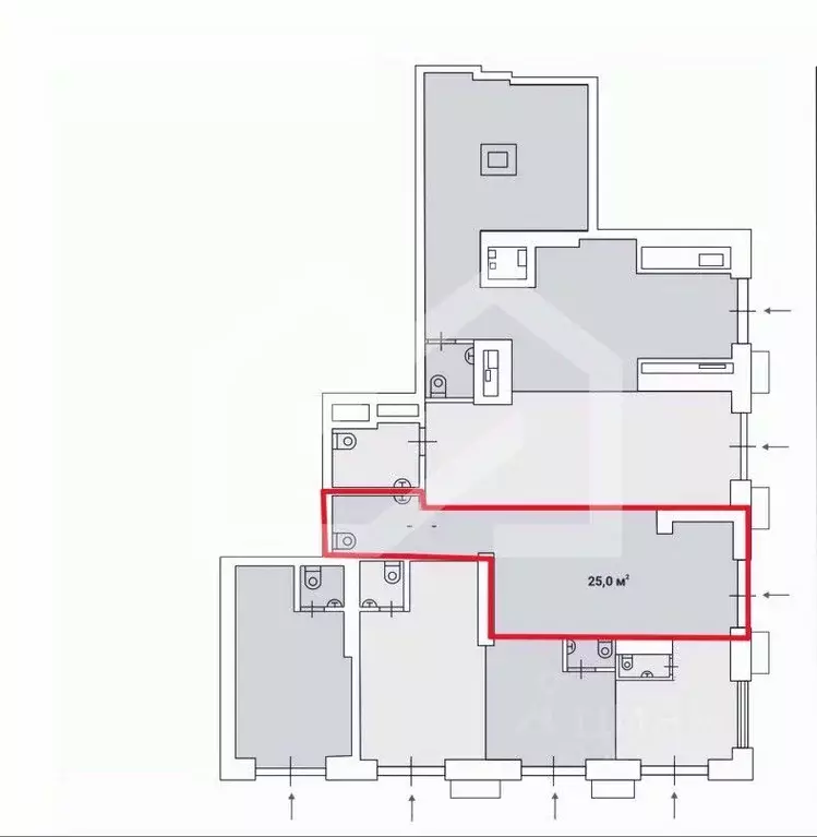 Помещение свободного назначения в Москва Дмитровское ш., вл89 (25 м) - Фото 2