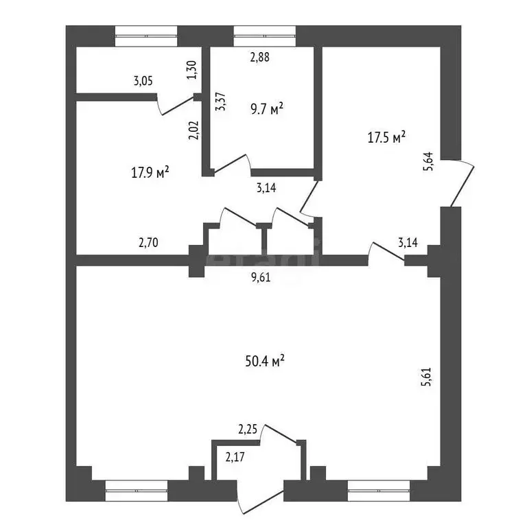 Помещение свободного назначения (104.5 м) - Фото 1