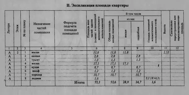 Аукцион: 2-к. квартира, 53,6 м, 2/5 эт. - Фото 1