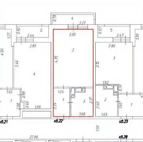 Квартира, студия, 19.39 м - Фото 1