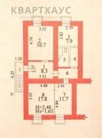 Офис в Волгоградская область, Волгоград Ардатовская ул., 5/87 (73 м) - Фото 1