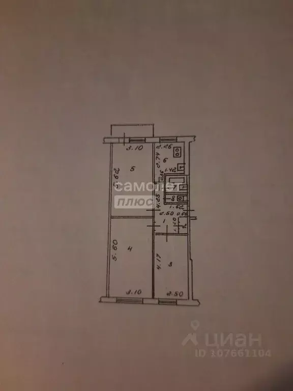 3-к кв. Липецкая область, Липецк Звездная ул., 8 (63.0 м) - Фото 2