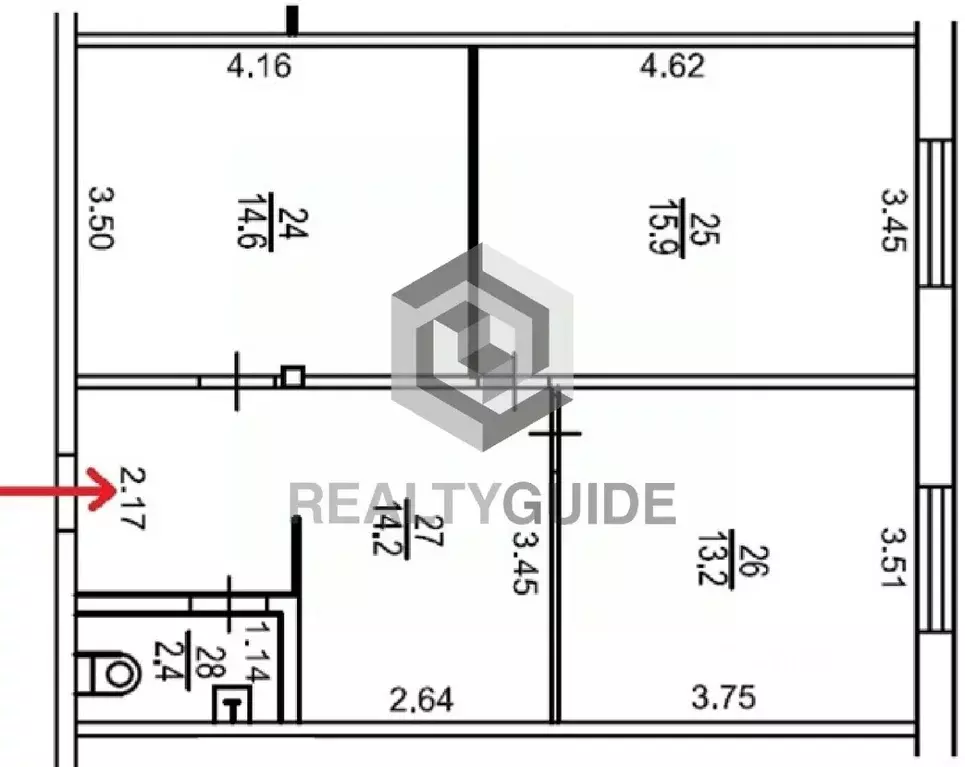 Офис в Москва ул. Водников, 2 (60 м) - Фото 1