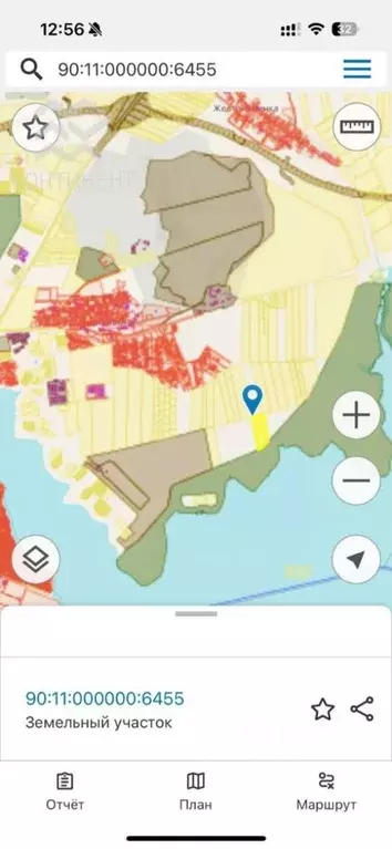 Участок в Крым, Сакский район, Суворовское с/пос, с. Каменоломня  ... - Фото 1