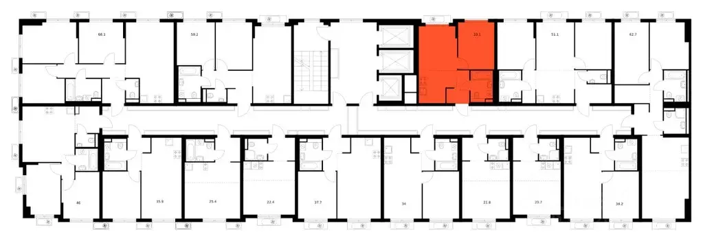 1-к кв. Московская область, Ленинский городской округ, Боброво пгт ... - Фото 2
