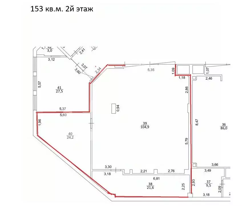Помещение свободного назначения в Москва Енисейская ул., 19к1 (154 м) - Фото 2