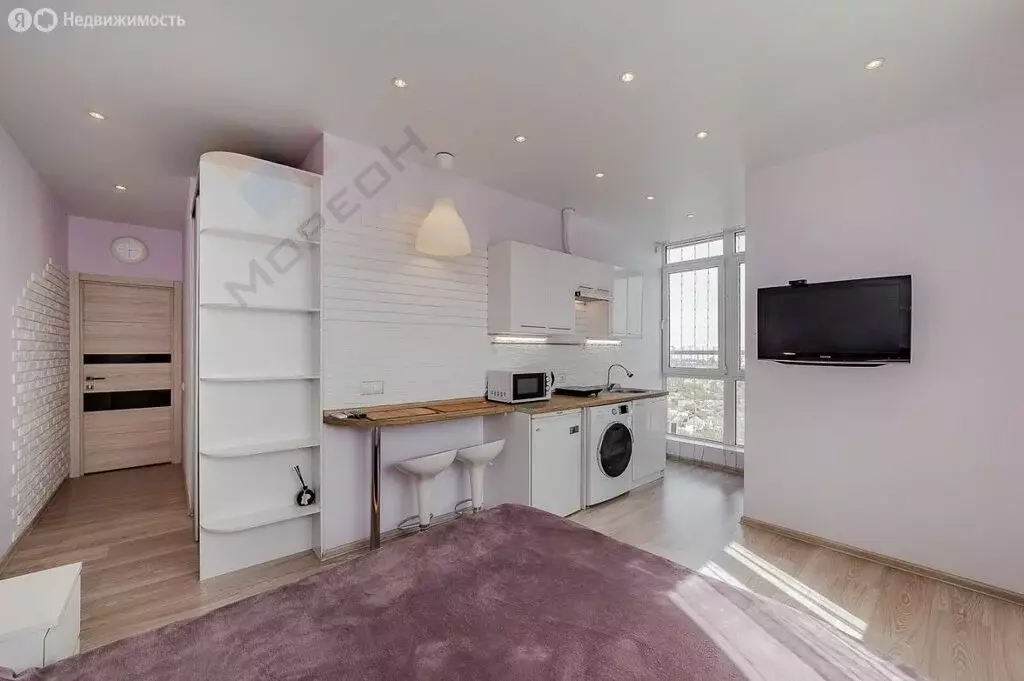 Квартира-студия: Краснодар, микрорайон Центральный, улица Коммунаров, ... - Фото 2