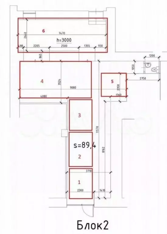 Помещение свободного назначения в Москва просп. Мира, 44 (10 м) - Фото 1