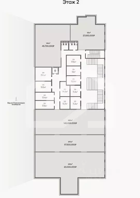 Помещение свободного назначения в Москва ул. Академика Королева, 13С1 ... - Фото 2