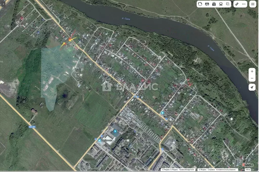 Участок в Пензенская область, Пензенский район, Засечный сельсовет, с. ... - Фото 2