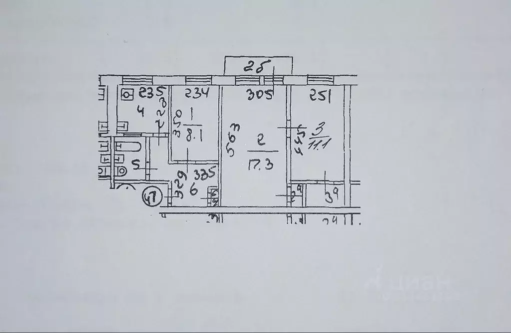 3-к кв. Москва ул. 1-я Бебеля, 7 (54.0 м) - Фото 0