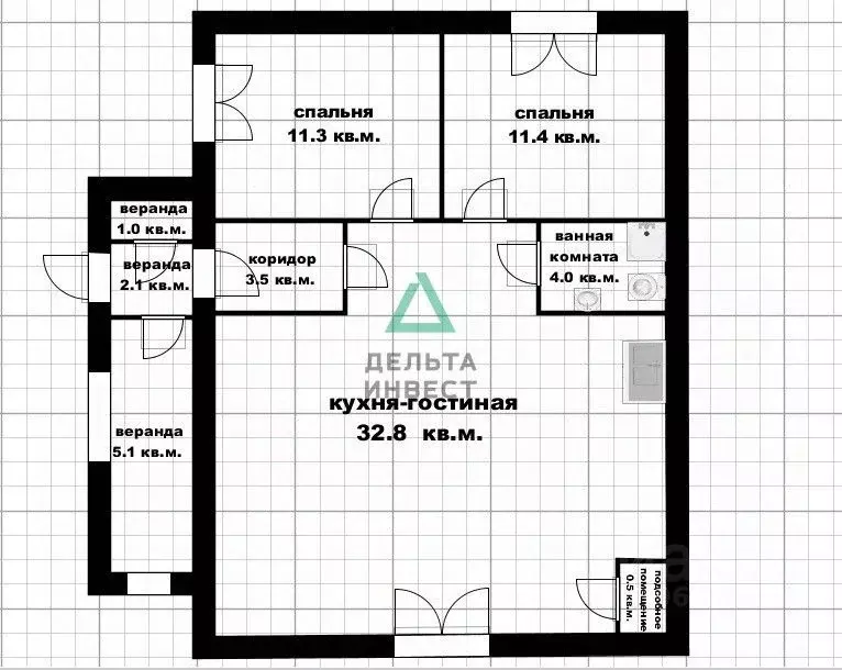 Таунхаус в Башкортостан, Уфимский район, Русско-Юрмашский сельсовет, ... - Фото 2