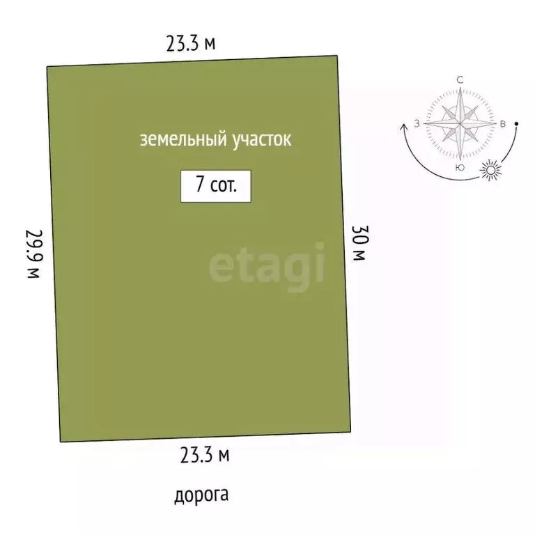 Участок в Тюменская область, Тюменский муниципальный округ, с. ... - Фото 1