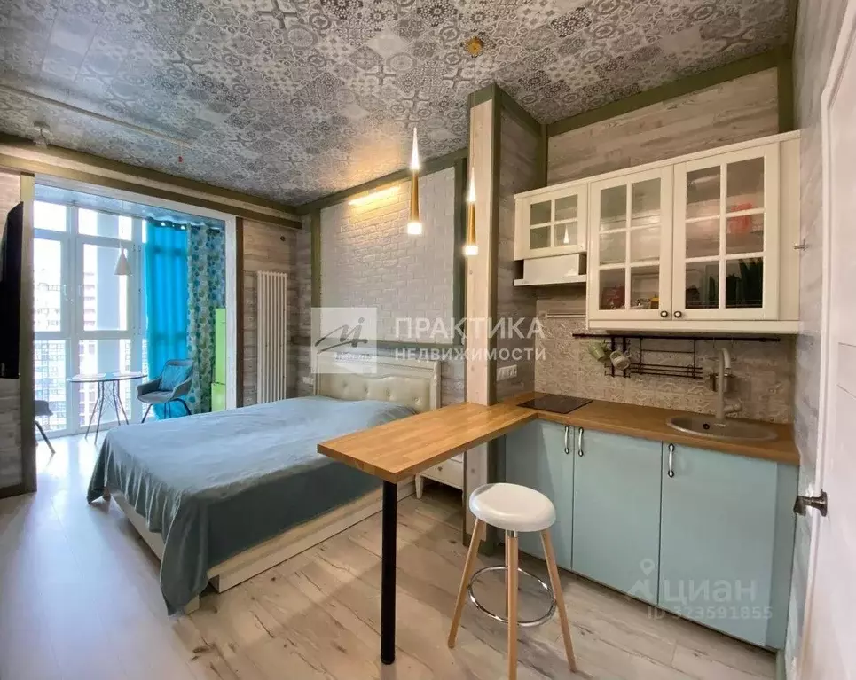 Студия Москва Внуковское поселение, ул. Летчика Ульянина, 7 (30.0 м) - Фото 1