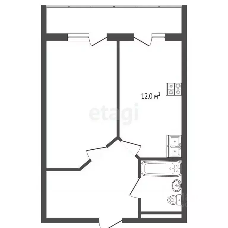 1-к кв. Севастополь Гагаринский муниципальный округ, ул. Военных ... - Фото 1