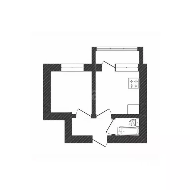 1-к кв. Смоленская область, Смоленск Вяземская ул., 34Б (39.4 м) - Фото 2