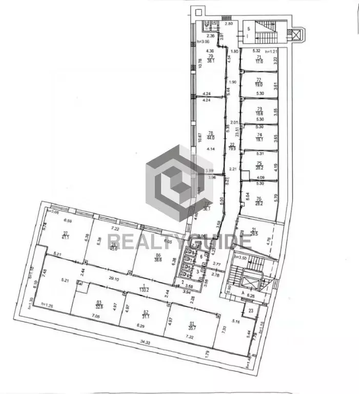 Помещение свободного назначения в Москва Каланчевская ул., 15А (379 м) - Фото 1
