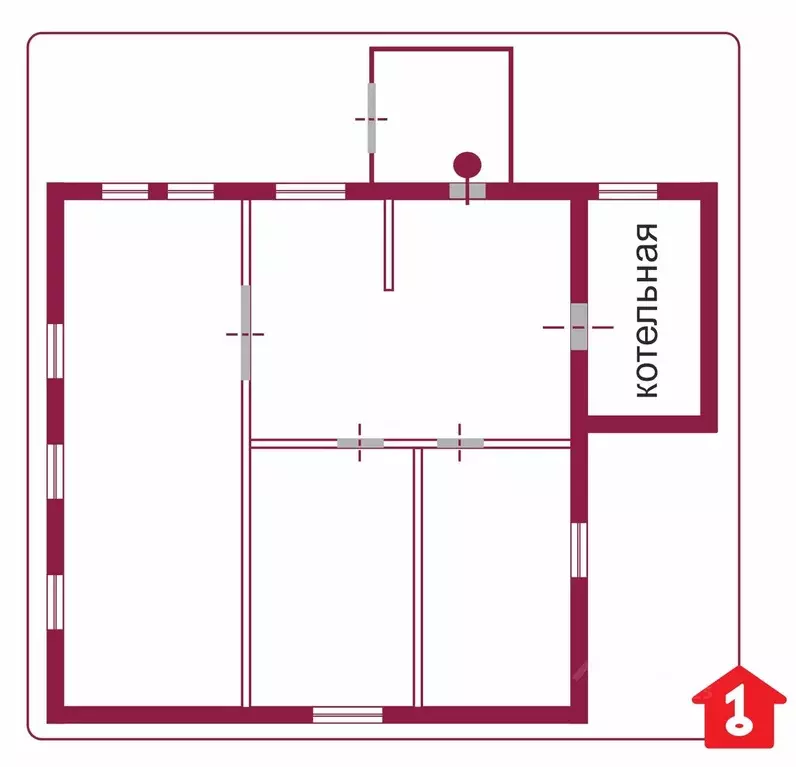 Дом в Омская область, Омск Ключевая ул., 19 (72 м) - Фото 2
