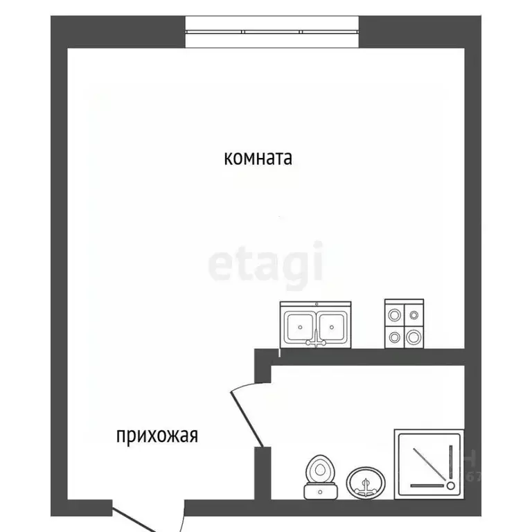 Комната Татарстан, Набережные Челны пос. ГЭС, пер. Имени Газинура ... - Фото 2