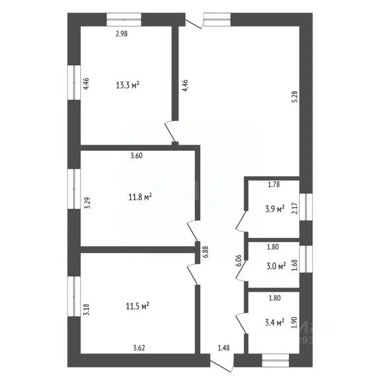Дом в Тюменская область, Тюмень Нефтяников мкр,  (85 м) - Фото 1