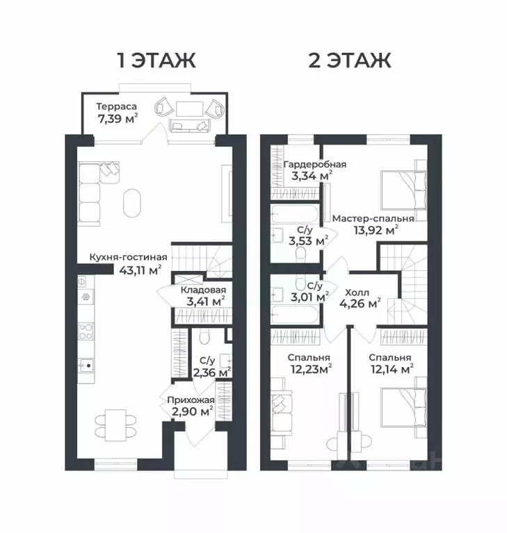 Таунхаус в Владимирская область, Ковровский район, Доброград ... - Фото 2