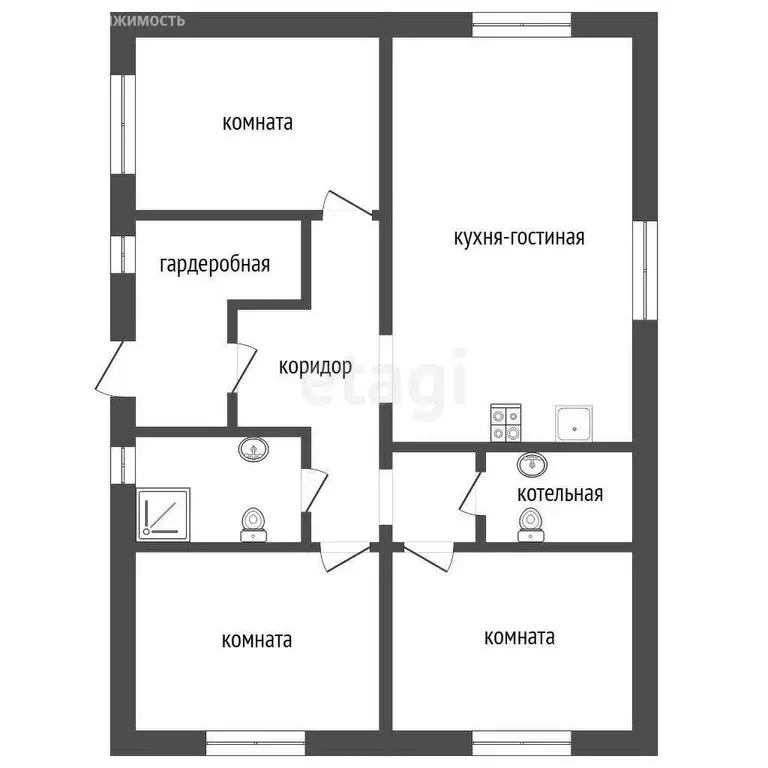 Дом в Ялуторовск, улица Челюскинцев (109 м) - Фото 0