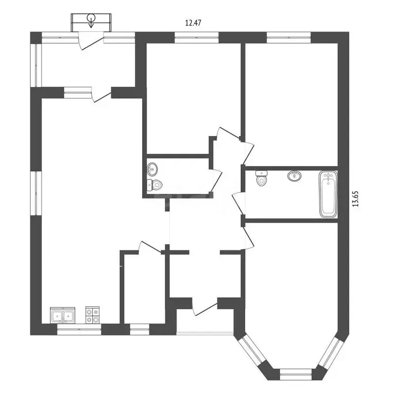 Дом в Тюменский муниципальный округ, деревня Ушакова, Крайняя улица ... - Фото 2