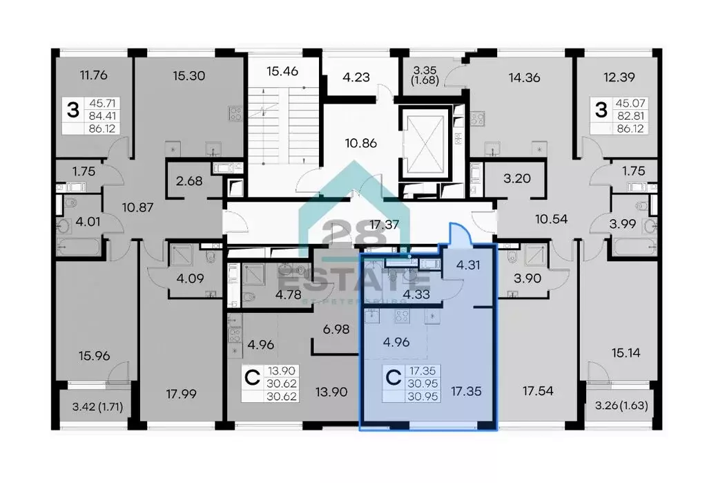 Квартира-студия: Санкт-Петербург, территория Невская Губа (31.4 м) - Фото 2