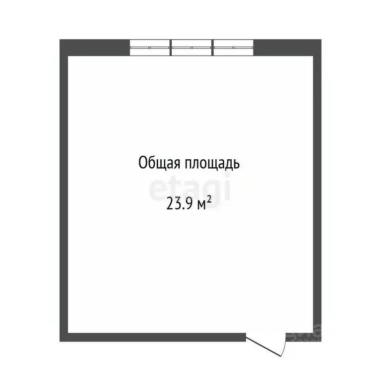 Комната Томская область, Томск ул. Усова, 11А (23.9 м) - Фото 2
