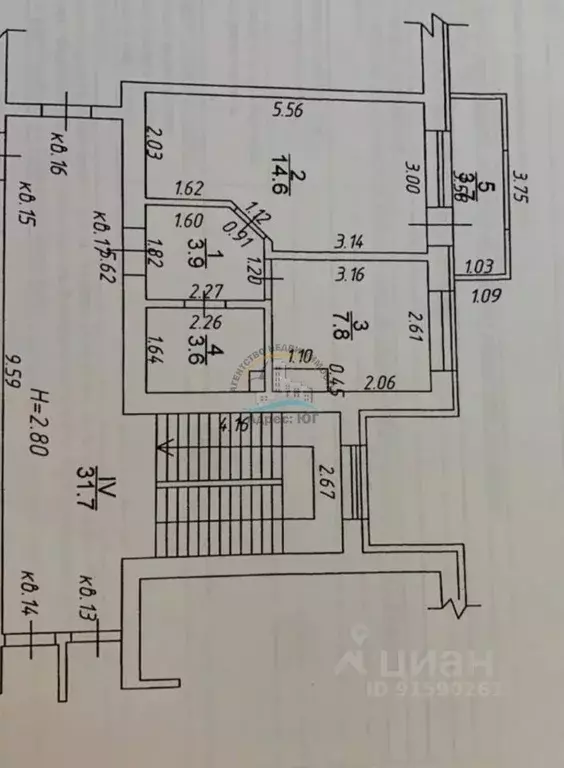 1-к кв. Краснодарский край, Анапа ул. Краснозеленых (36.4 м) - Фото 1