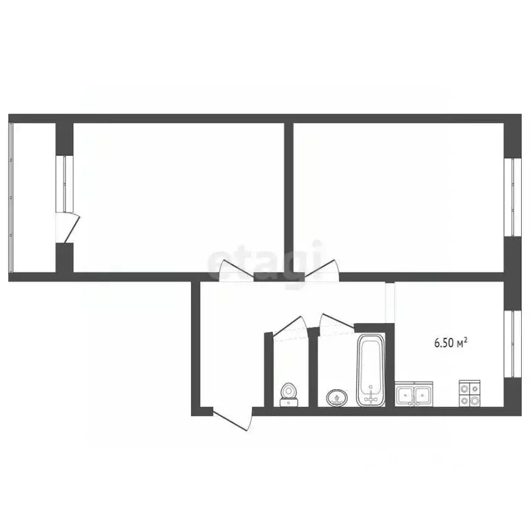 2-к кв. Мордовия, Саранск ул. Сущинского, 3 (48.7 м) - Фото 2
