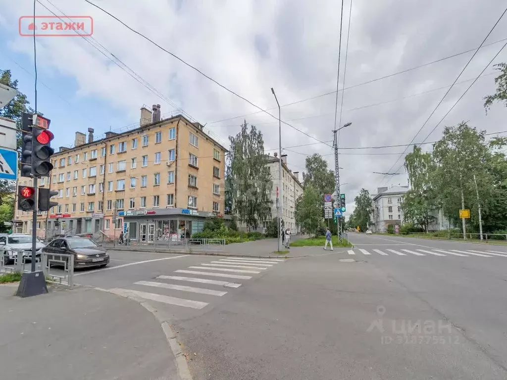 2-к кв. Карелия, Петрозаводск ул. Максима Горького, 7 (42.0 м) - Фото 1