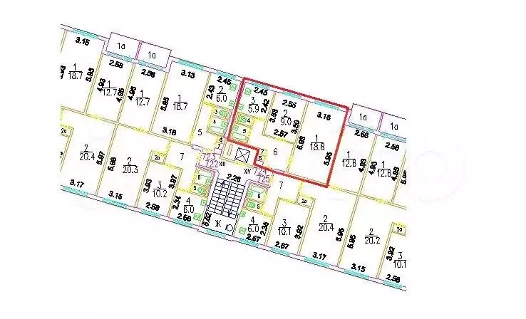 Аукцион: 2-к. квартира, 44,2 м, 8/9 эт. - Фото 1