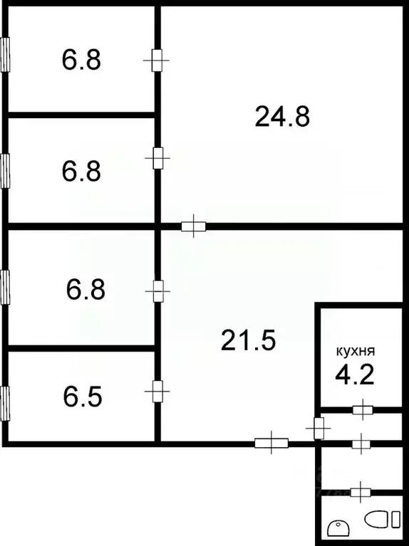 Офис в Санкт-Петербург Невский просп., 32-34 (80 м) - Фото 1