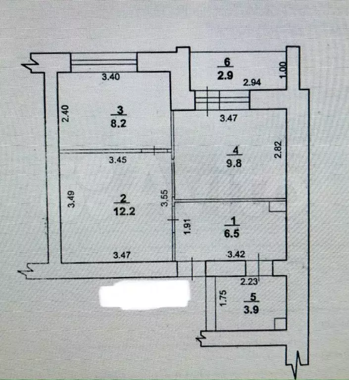 2-к. квартира, 42,1 м, 1/12 эт. - Фото 0