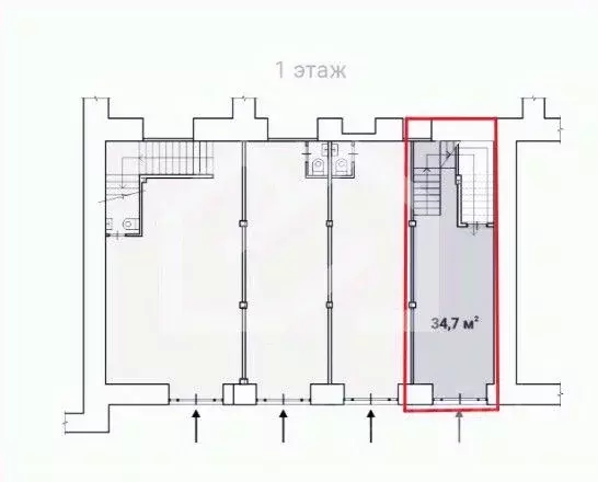 Помещение свободного назначения в Москва ул. Кузнецкий Мост, 22с4 (119 ... - Фото 2