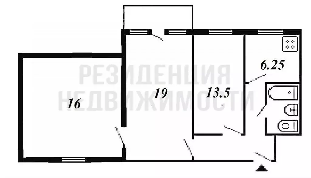 3-комнатная квартира: Самара, Революционная улица, 147 (63.5 м) - Фото 1