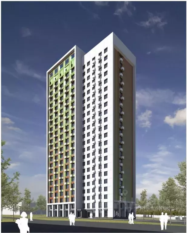 2-к кв. Нижегородская область, Нижний Новгород ул. Родионова (65.24 м) - Фото 1