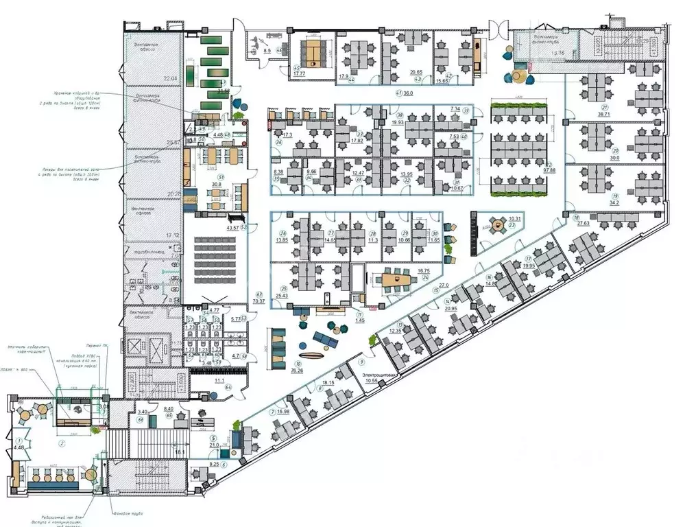 Офис в Санкт-Петербург Новгородская ул., 23 (1200 м) - Фото 1