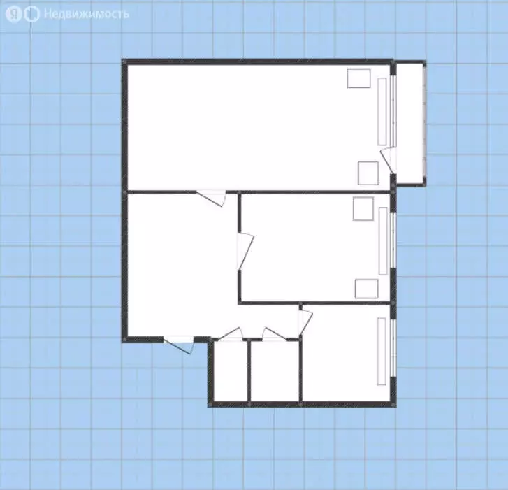 1-комнатная квартира: Губкин, улица Чайковского, 19 (32 м) - Фото 2