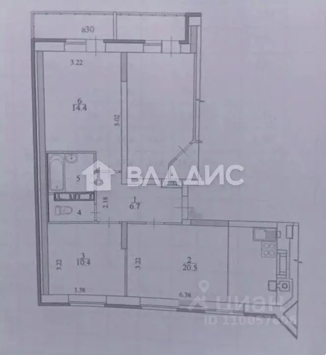 2-к кв. Волгоградская область, Волгоград Санаторная ул., 18 (58.0 м) - Фото 1