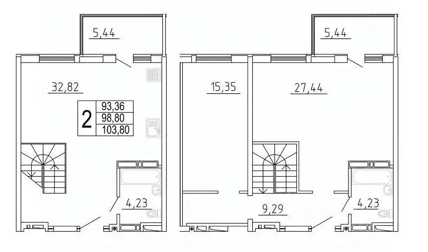 2-к кв. Самарская область, Самара ул. Дыбенко, 5 (104.24 м) - Фото 1