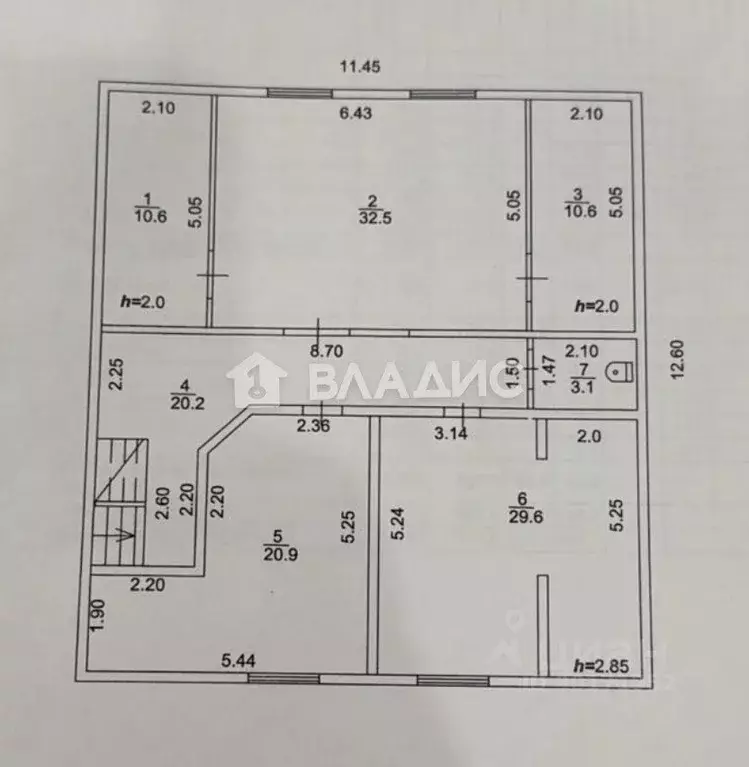 Дом в Башкортостан, Ишимбайский район, с. Ишеево Полевая ул., 29 (300 ... - Фото 2